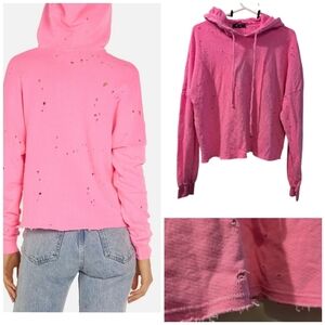 Michael Lauren Distressed Trainor hoodie